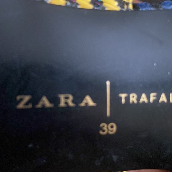 Multi color high heels sling backs shoes - Picture 10 of 11